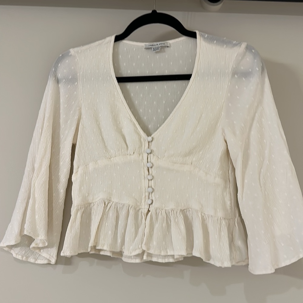 American Eagle Button Down Blouse - image 1